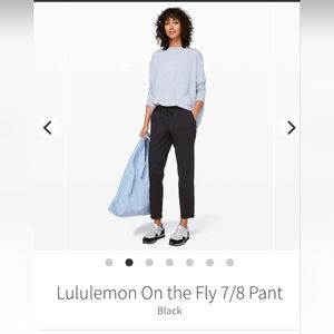 lululemon Womens On The Fly Black